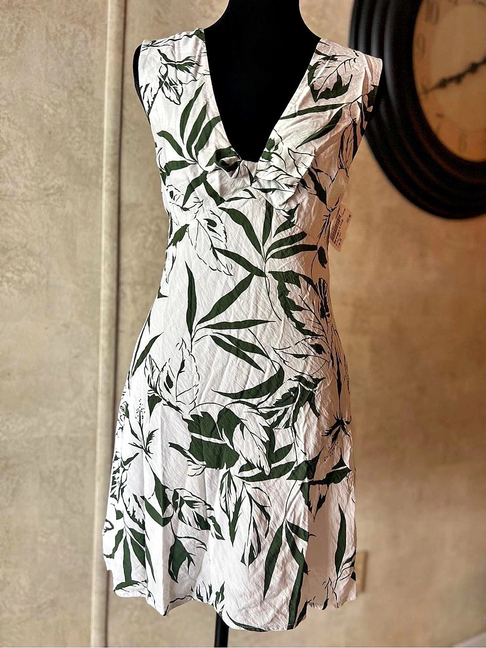 Floral V-Neck Mini Dress NWT